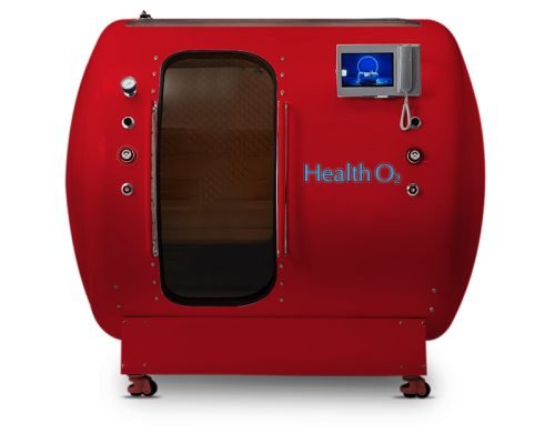 Hyperbaric Oxygen Chamber Hard Shell Multiplace red